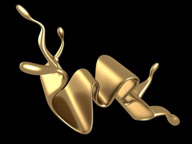 Altın gibi akışkan zula arka planı