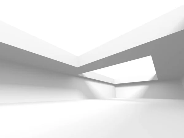 Futuristische weiße Architektur Design Hintergrund — Stockfoto