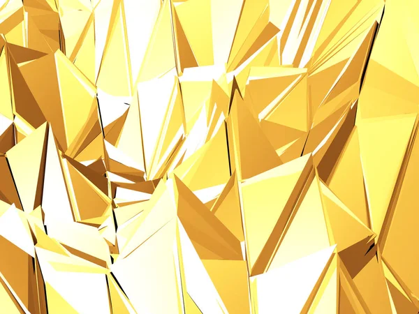 Fondo Abstracto Brillante Dorado Lujo Renderizado — Foto de Stock