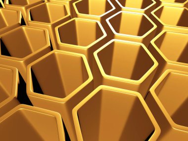 Lüks Altın Parlak Özgeçmiş. 3d Hazırlama