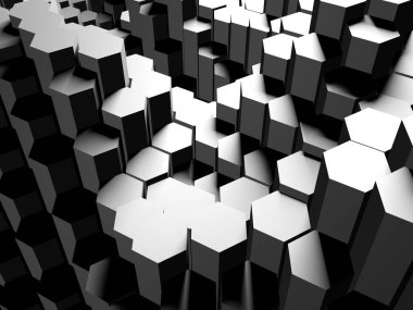 Krom Metalik Parlak Fütürist Arkaplan. 3d Hazırlama