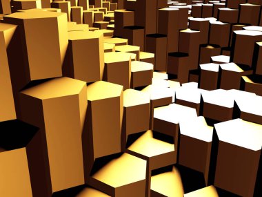 Lüks Altın Parlak Özgeçmiş. 3d Hazırlama