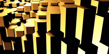 Lüks Altın Parlak Özgeçmiş. 3d Hazırlama