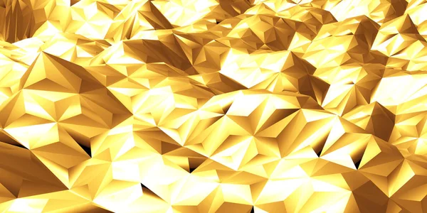 Luxe Gouden Glanzend Abstracte Achtergrond Render — Stockfoto