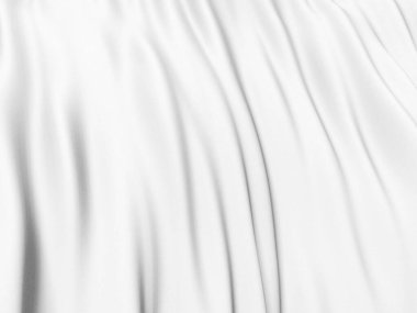 Beyaz soyut sıvı dalgalı arka plan. 3d resimleme