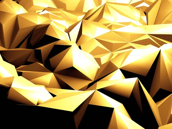 Luksusowe Złote Błyszczące Abstrakcyjne Tło Renderowanie — Zdjęcie stockowe