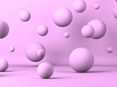 Soyut geometrik arkaplan. Pembe renk. Geometri şekilli podyum ürün sunumu için maket