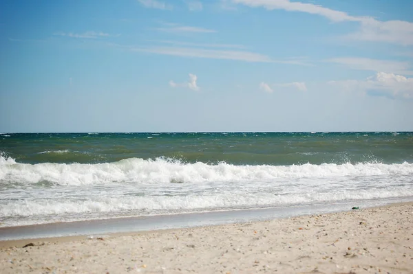 Hermosa Playa Agua Mar Azul Turquesa Turquía — Foto de Stock