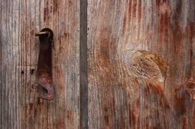 Kahverengi ahşap doku. Üst görünüm tahta paneli, boş şablon