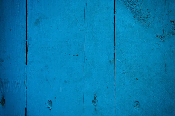 Blue Wood Background Texture Old Painted Wood Blue Abstract Background — Stock Photo, Image