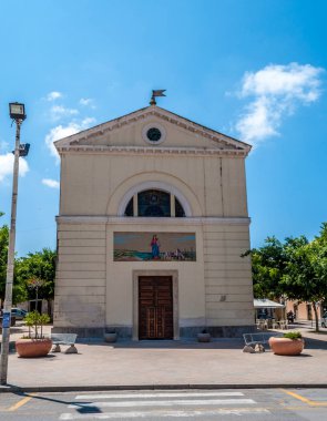 Porto Torres şehir i9n bahar küçük Consolata Kilisesi