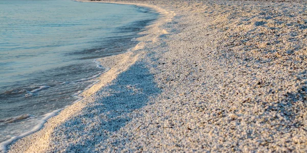 Восход Солнца Пляже Saline Недалеко Стинтино Сардинии — стоковое фото