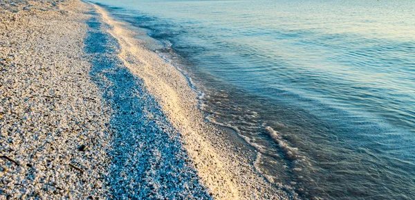 Sunrise Beach Saline Stintino Sardinia — Stock Photo, Image