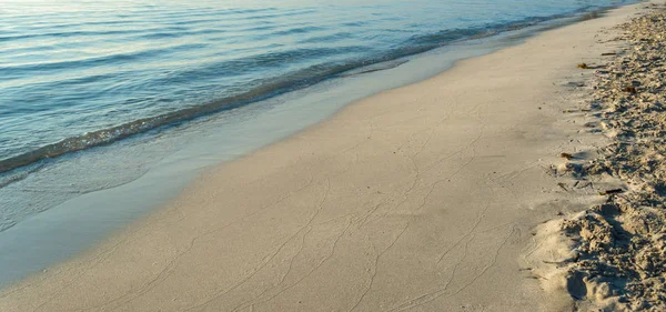 Crystal Clear Water Beach Summer Sunrise — Stock Photo, Image