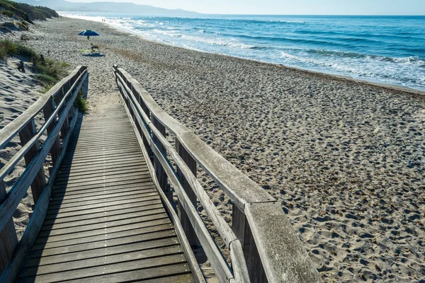 Bir sabah yaz plaj manzara