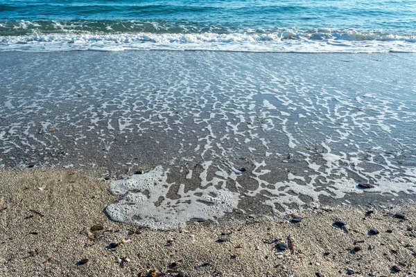 Хвилі Піску Пустельного Пляжу — стокове фото
