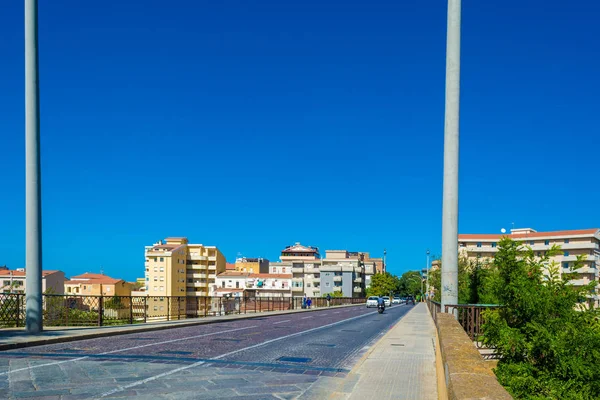 Bir Talyan Şehir Sassari Küçük Rosello Köprüsü — Stok fotoğraf