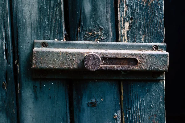 Closeup of old dirty handle — Stock Photo, Image