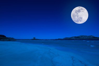 Beach gece manzara