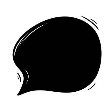 Boş şirin kawaii bulutu ile izole edilmiş metinler için yer. Doodle dijital sanatı şekillendiriyor. Sosyal medya paylaşımı, etiket, dövme, kumaş, kıyafet, kırtasiye, menü, kafe