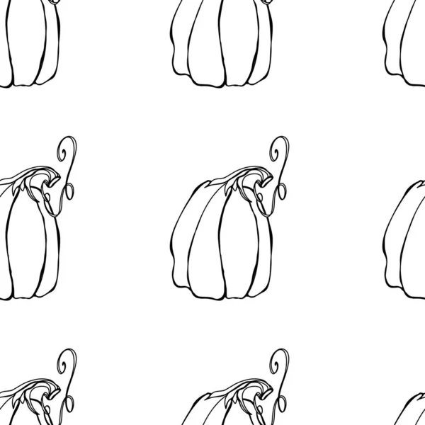 Lindo Kawaii Cuento Hadas Calabaza Patrón Cuadrado Sin Costuras Doodle —  Fotos de Stock