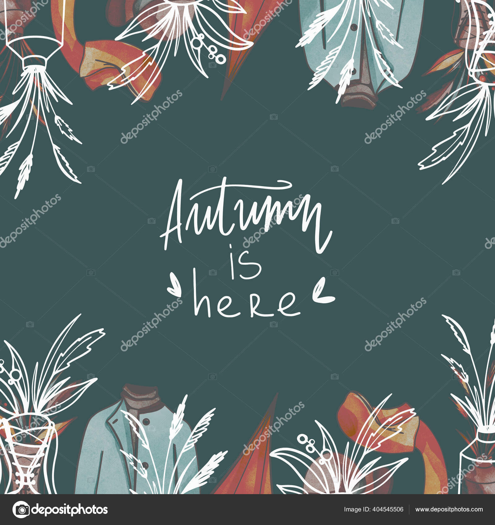 Autumn Is Here Paper Stickers