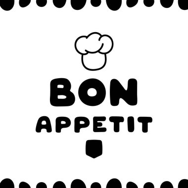 Şirin el kartı için kafe bon olsun alıntı ile çekilmiş. Karikatür çizim.