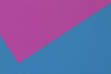Yaratıcı geometrik Kağıt arka plan. Pembe, mavi pastel renkler. Soyutlama. Şablon. Üstten görünüm.