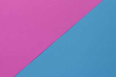 Yaratıcı geometrik Kağıt arka plan. Pembe, mavi pastel renkler. Soyutlama. Şablon. Üstten görünüm.