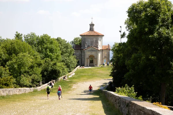 Sacro Monte Italië Juni 2020 Een Kapel Het Bedevaartsdorp Santa — Stockfoto
