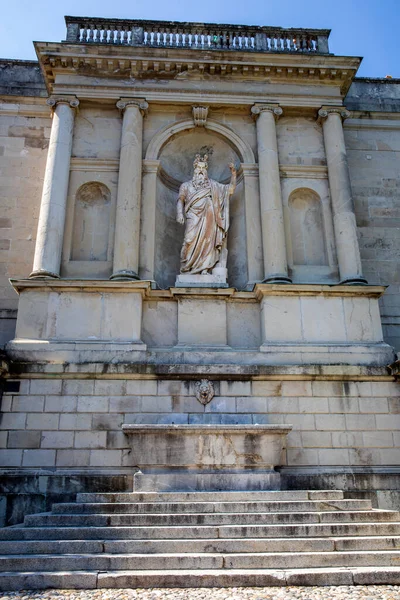 Sacro Monte Itália Junho 2020 Estátua Mose Aldeia Peregrinação Santa — Fotografia de Stock