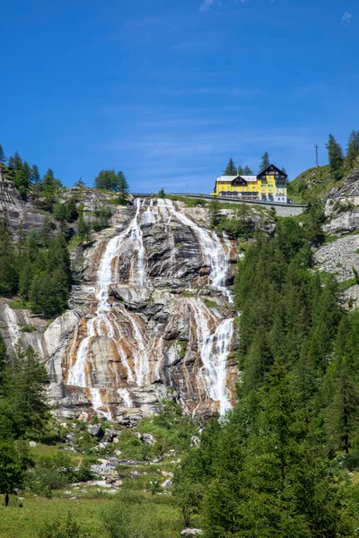 Sottofrua Vco Italy June 2020 Toce Waterfall View Formazza Valley — 图库照片