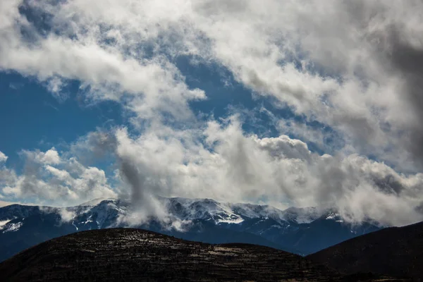 La Cerdanya 'da kış, Pireneler, İspanya