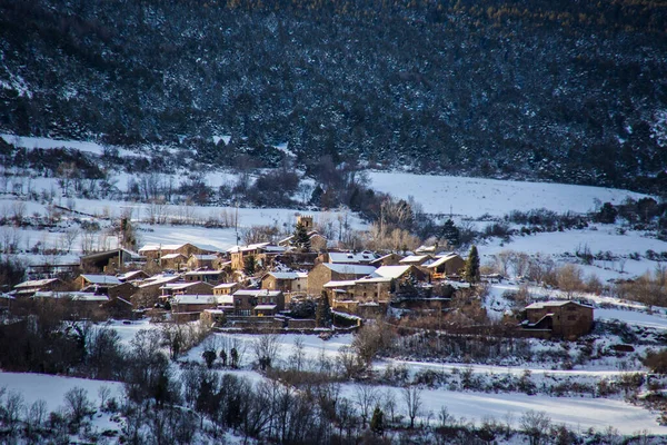 Winter Cerdanya Pyreneeën Spanje — Stockfoto