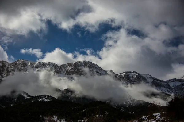 Cerdanya Kış Serra Del Cadi Pireneler Spanya — Stok fotoğraf