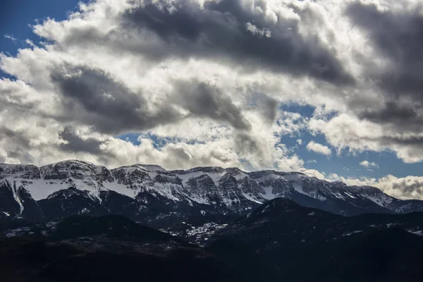 Winter Cerdanya Pyrenäen Spanien — Stockfoto