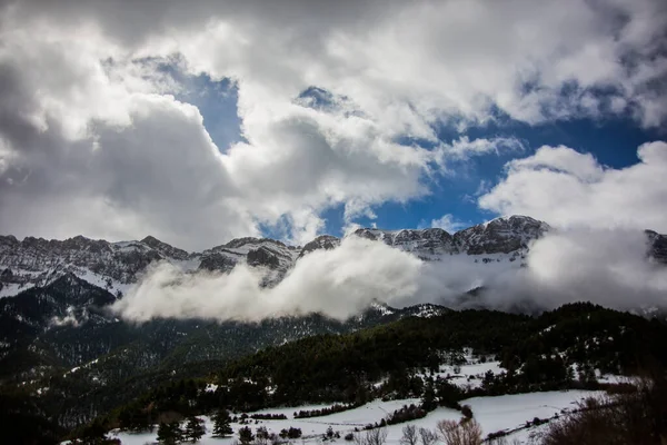 Winter Serra Del Cadi Cerdanya Pyrenees Spain — Stock Photo, Image