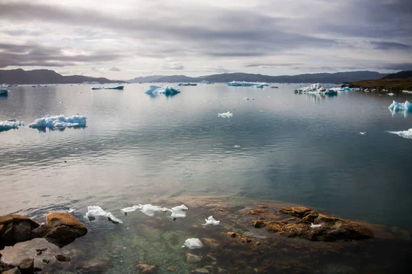 Paesaggio Estivo Nei Fiordi Narsaq Groenlandia Sud Occidentale — Foto Stock