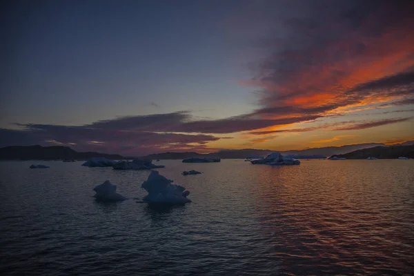 Summer Landscape Fiords Narsaq South West Greenland — Stock Photo, Image