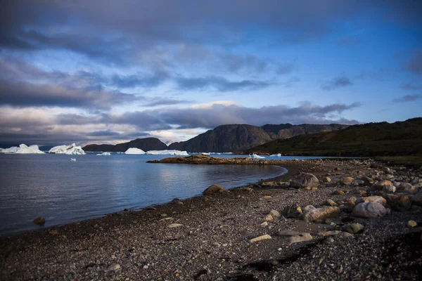 Summer Landscape Fiords Narsaq South West Greenland — Stock Photo, Image