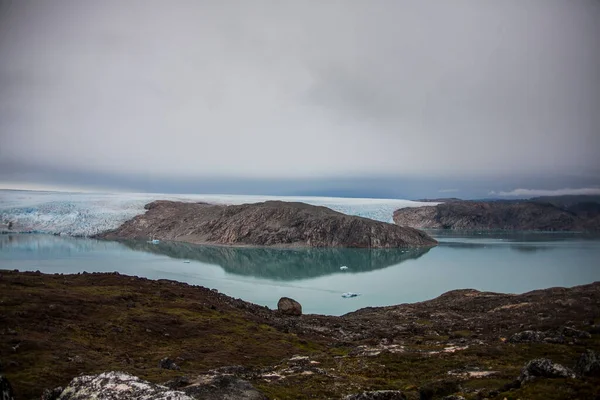 Paisagem Verão Nos Fiordes Narsaq Sudoeste Groenlândia — Fotografia de Stock