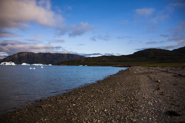 Summer Landscape Fiords Narsaq South West Greenland — Stock Photo, Image