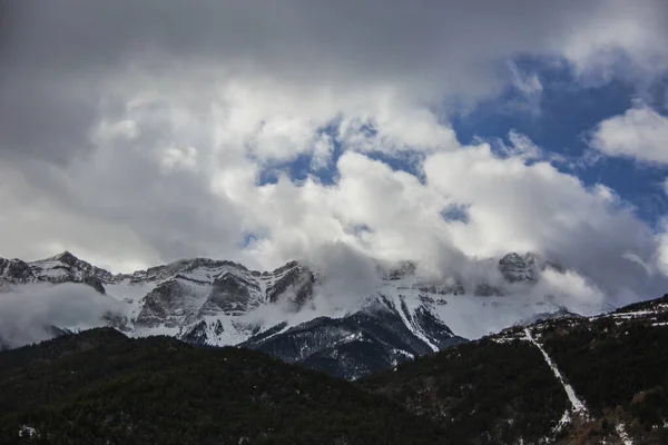 Vinter Serra Del Cadi Cerdanya Pyrenéerna Spanien — Stockfoto