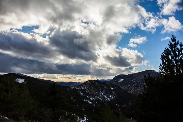 Winter Cerdanya Pyrenees Spain — Stock Photo, Image