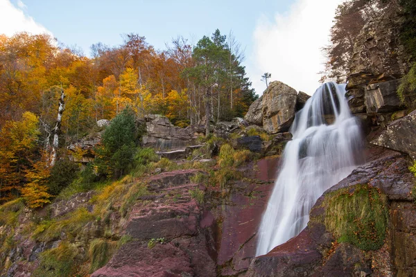 Scène Automne Ordesa Parc National Monte Perdido Espagne — Photo