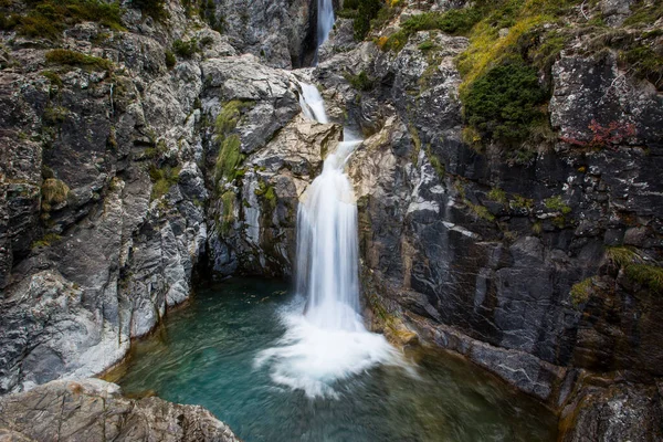 Scena Autunnale Nel Parco Nazionale Ordesa Monte Perdido Spagna — Foto Stock