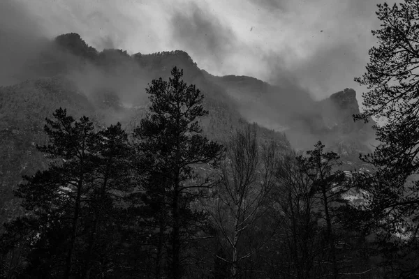 Winter Ordesa Monte Perdido National Park Pyrenees Spain — Stock Photo, Image