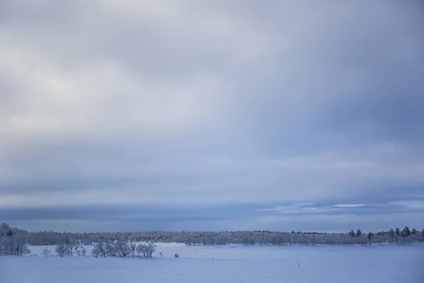 フィンランドのヌオルガムにある冬の風景 — ストック写真