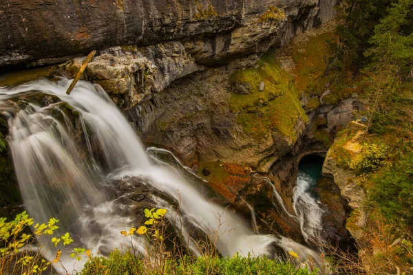 Scène Automne Ordesa Parc National Monte Perdido Espagne — Photo