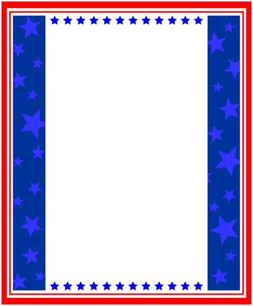 Αφηρημένη Αμερικανική Σημαία Πατριωτικό Σύμβολα Καρέ Αντίγραφο Χώρο Για Κείμενο — Διανυσματικό Αρχείο